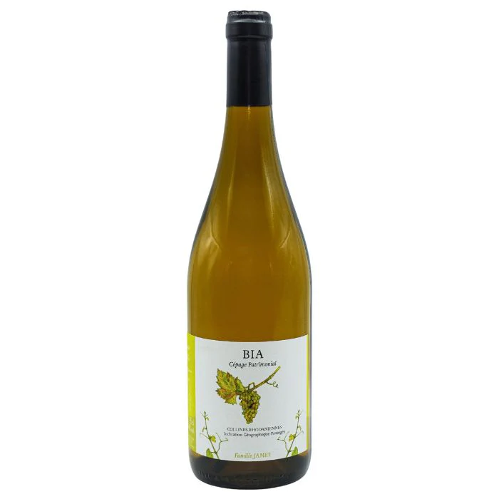 Bia Blanc, Collines de Rhodannienes, Catherine et Pascal Jamet 2025 (organic)