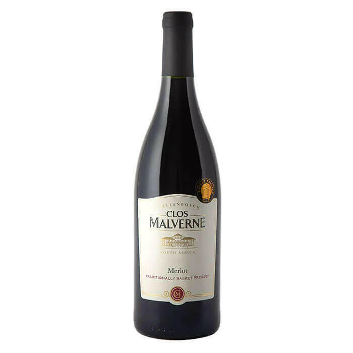 Clos Malverne Merlot, Traditionally Basket Pressed, Stellenbosch 2022
