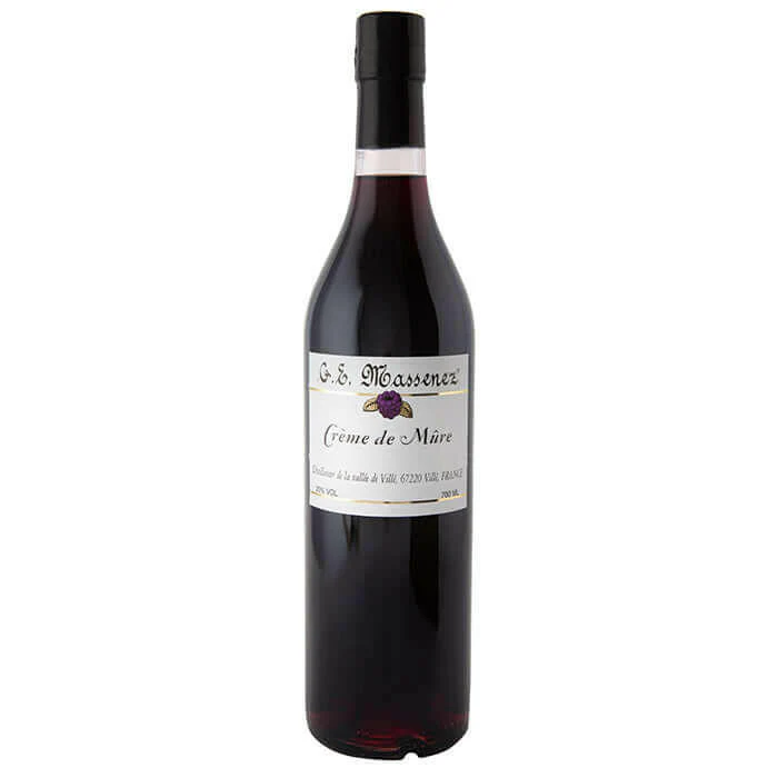Crème de Mûre, Massenez, 20% vol