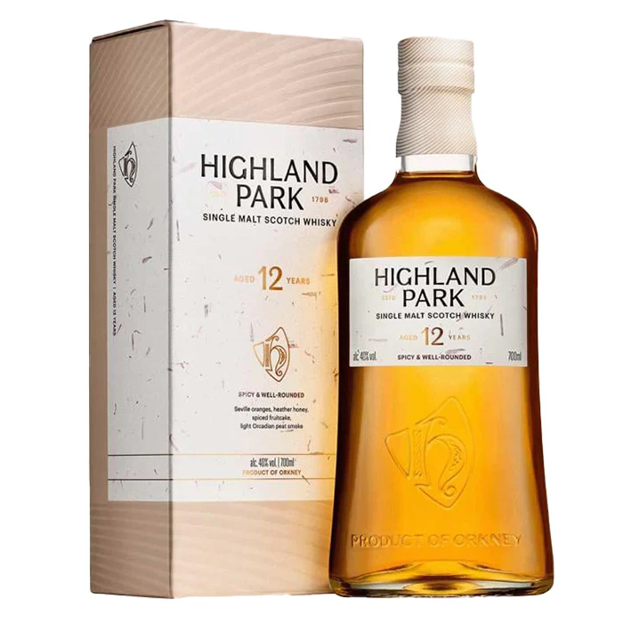 Highland Park 12 Year Old, Single Malt Whisky, Orkney, 40% vol