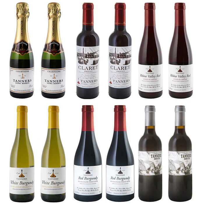 Tanners Half Bottles - Dozen