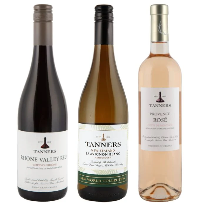 Tanners Red White & Rose Trio