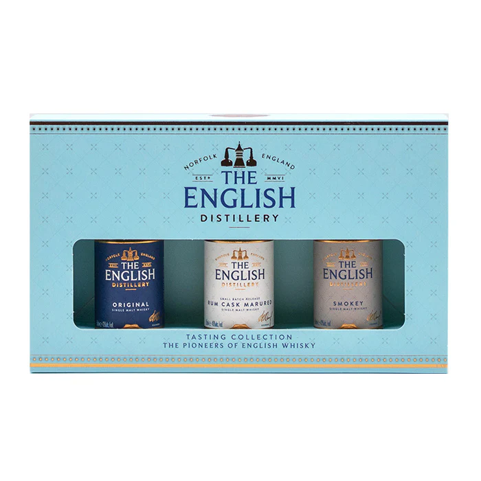 The English Whisky Company Tasting Collection Miniature Pack - 3x5cl (Gift Set)