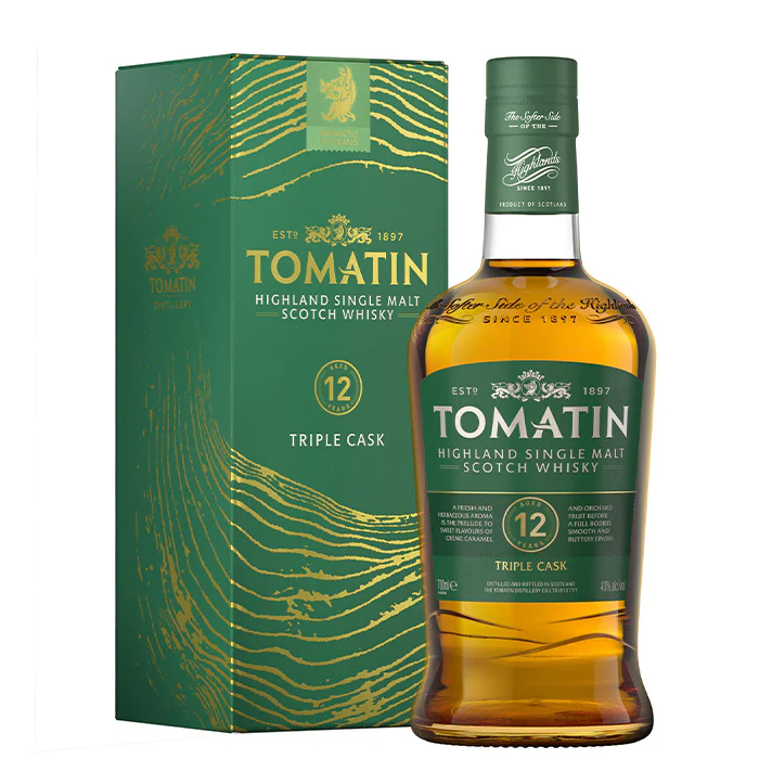 Tomatin 12 Year Old, Highland Single Malt Whisky, 43% vol (Gift Box)